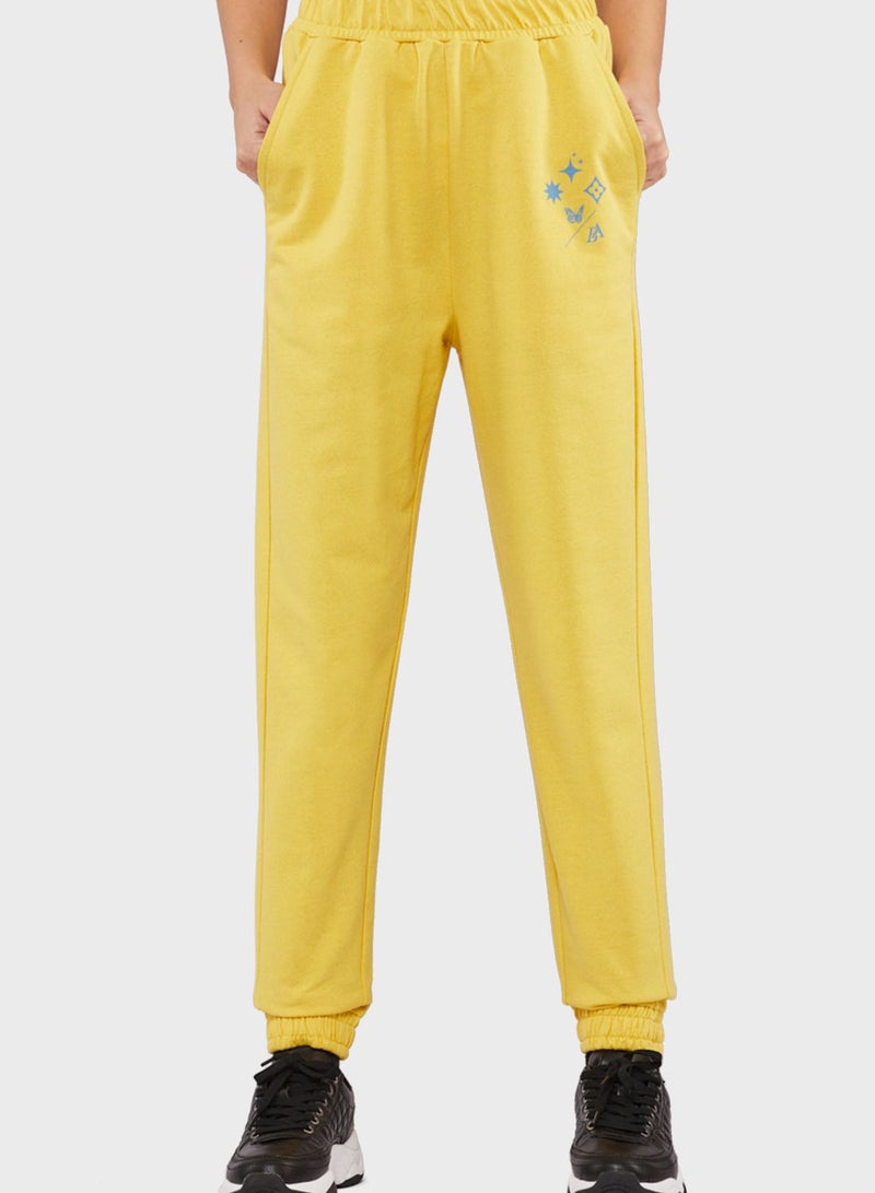 Blue Age High Waist Sweatpants - Image 1