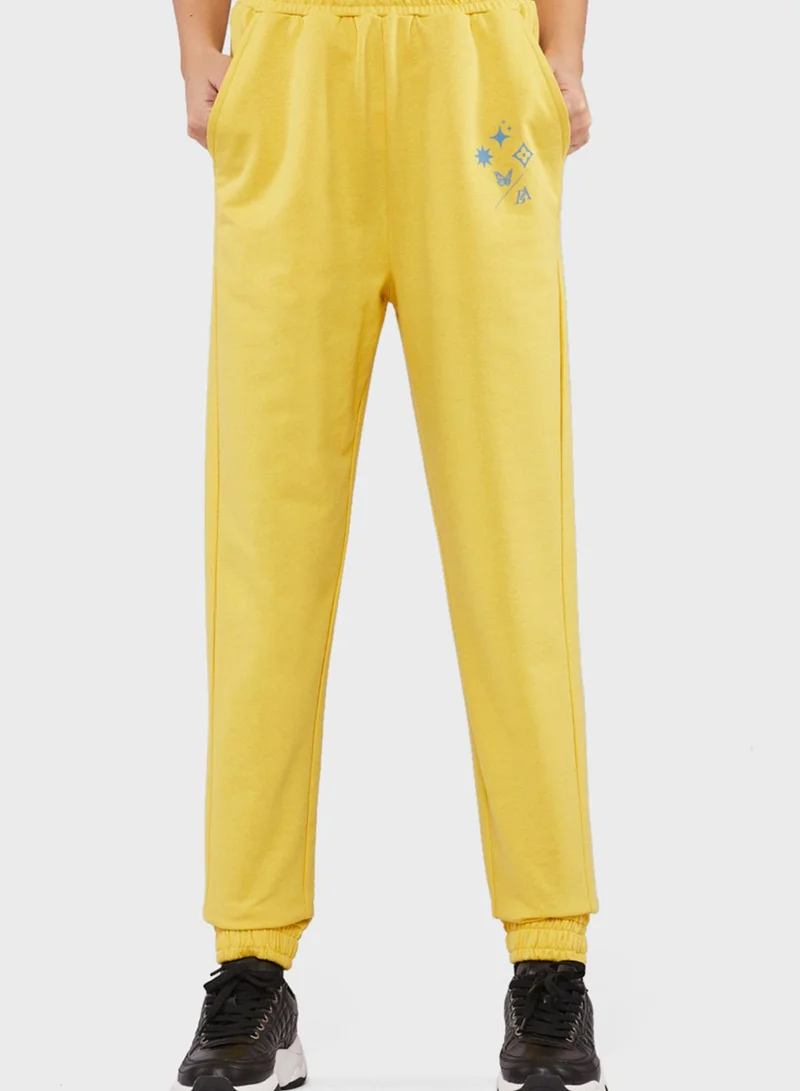 Blue Age High Waist Sweatpants
