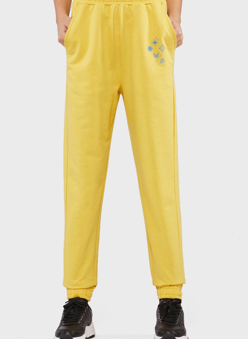 Blue Age High Waist Sweatpants - Image 4