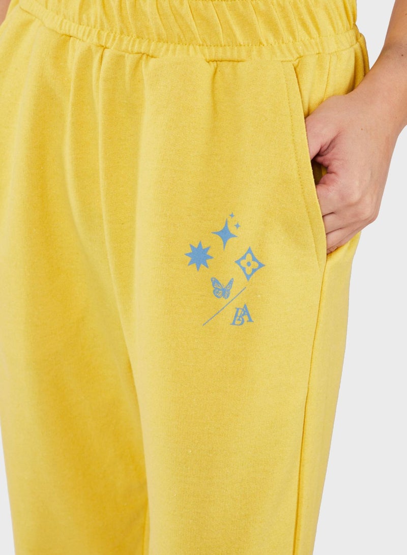 Blue Age High Waist Sweatpants - Image 3