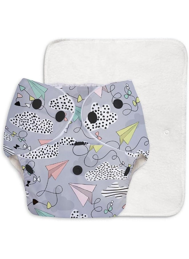 Superbottoms superbottoms BASIC Reusable Cloth Diaper with NEW Quick Dry UltraThin pads  - Image 1