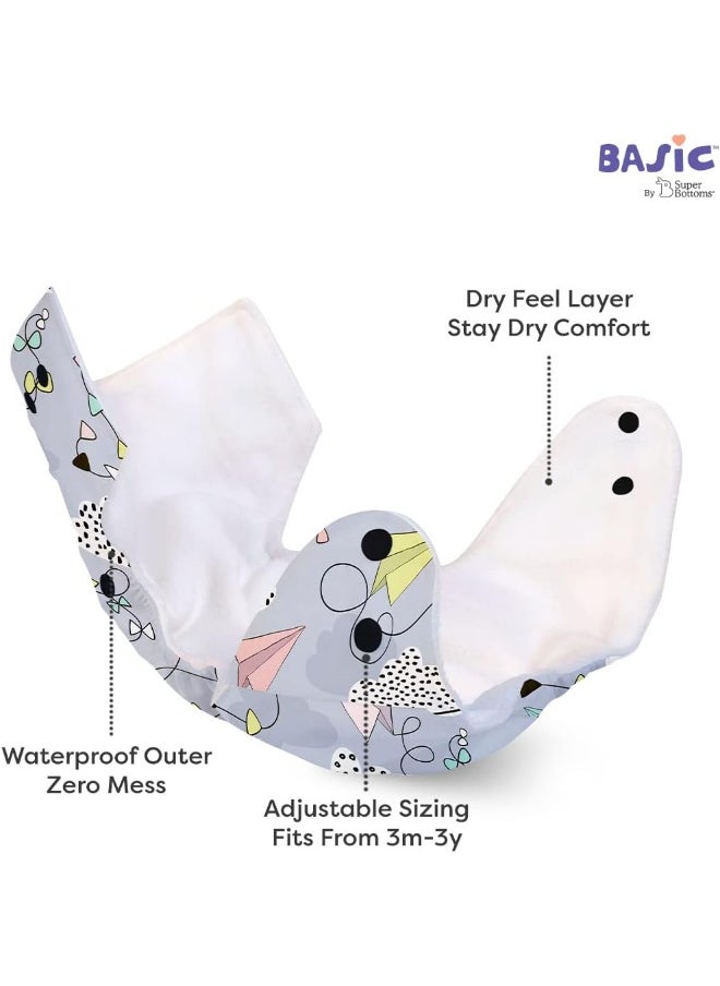 Superbottoms superbottoms BASIC Reusable Cloth Diaper with NEW Quick Dry UltraThin pads  - Image 5