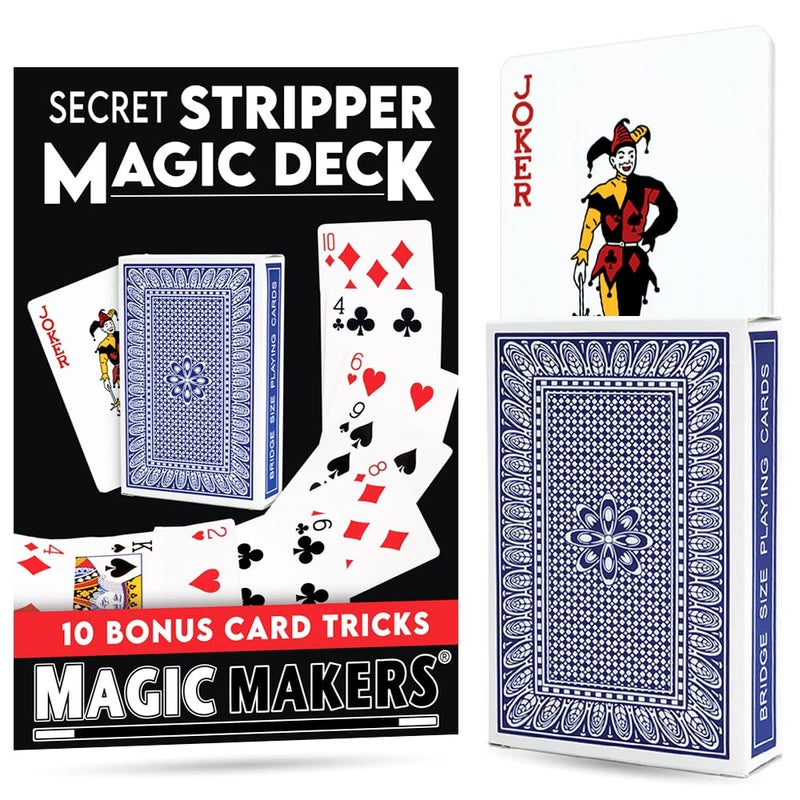 MAGIC MAKERS Secret Stripper Magic Deck Trick with 10 Bonus Card Tricks - Image 4