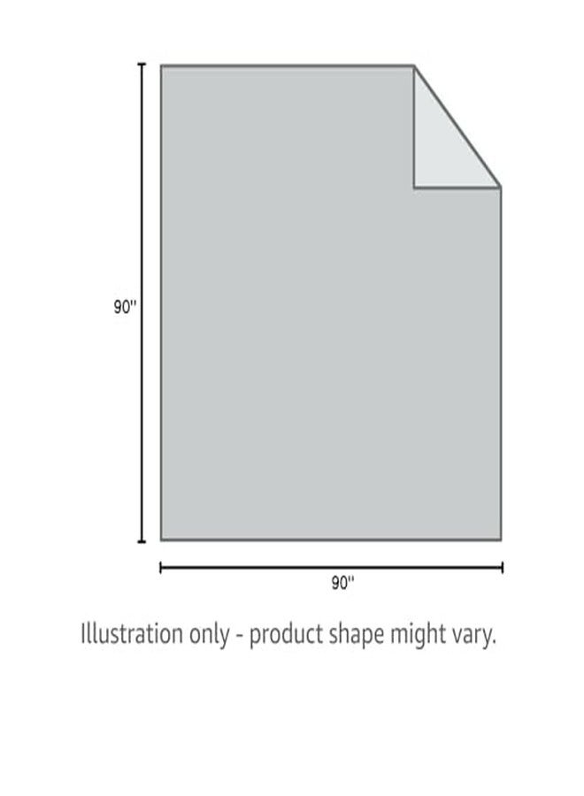 EVOLIVE All Season Pre Washed Soft Microfiber White Goose Down Alternative Comforter with Box Stitching (White,Full/Queen) - Image 5