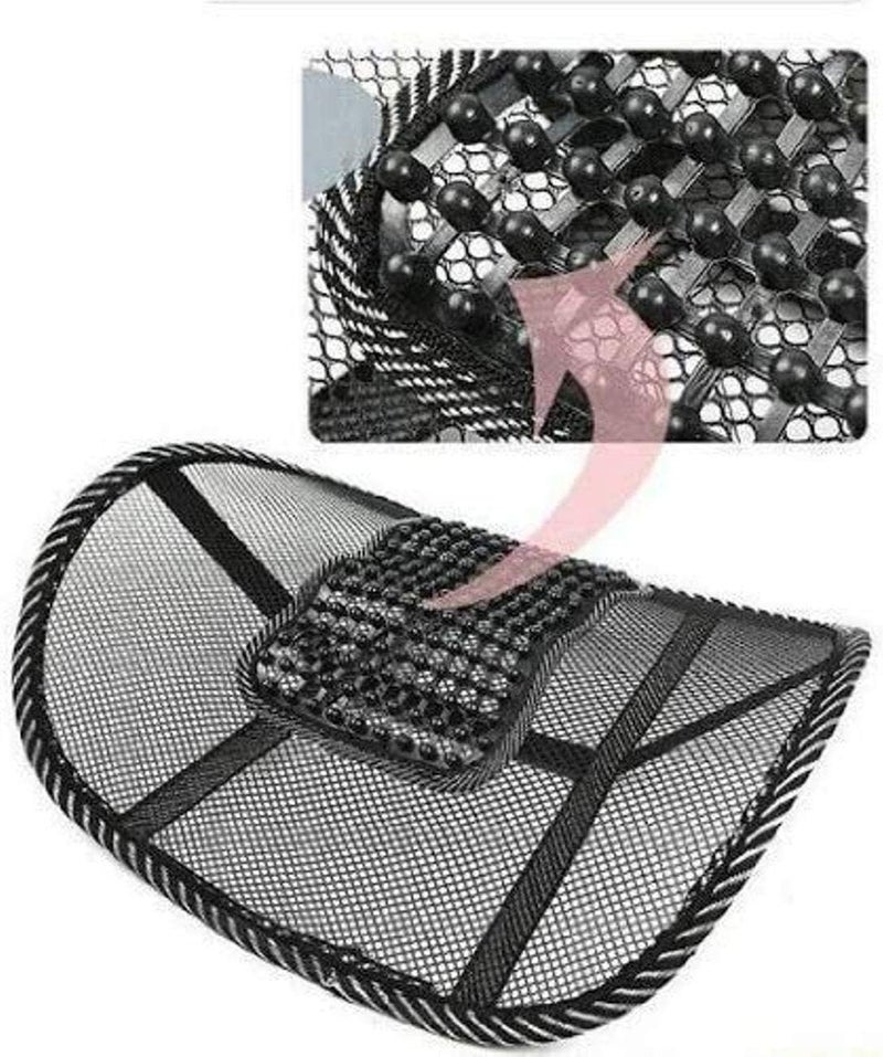 ALKAYAN Universal Car Seat Back Support Massage Chair Pillow Waist Support Lumbar Fan... - Image 3