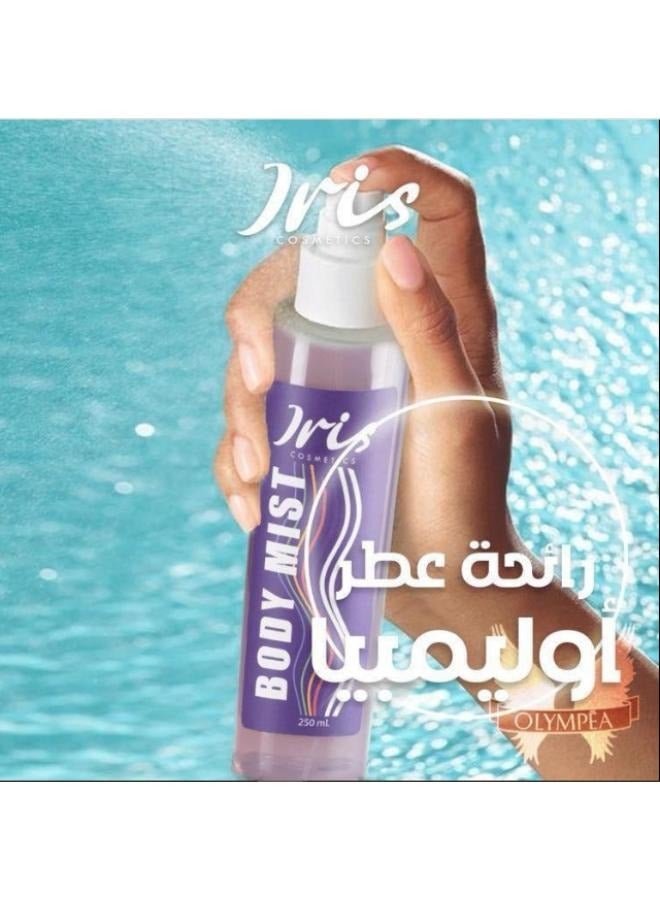 أيريس كوزماتكس معطر الجسم وفيتامين E  وخالي من الكحول 250 ملي. - Image 3