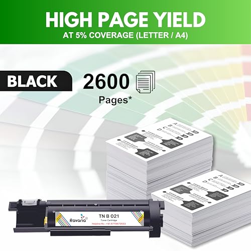 Ravaria TN B021 Compatible Toner Cartridge for Brother TN-B021 Toner Cartridge Compatible for Brother B7500D B7535DW B7600DB B7620DWB B7640DWB B2000D B2080DW B2100DB B2180DWB B7715DW B7810DWB Printer - Image 3