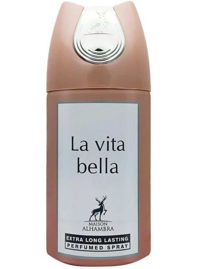 MAISON ALHAMBRA La Vita Bella For Women Body Spray 250Ml