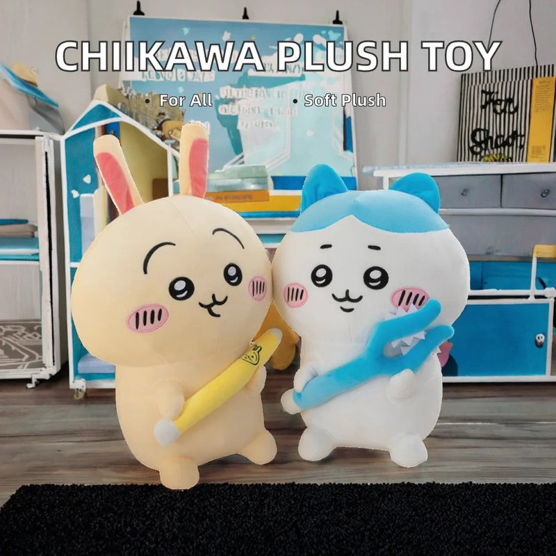 Y&D Hot Selling Chiikawa Pillow Self-Depreciating Bear Little Eight Doll Plush Toy for Home Decoration for Valentine's Day Gift - Image 3