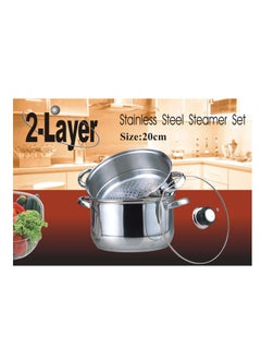 Wilson 2 Layer Stainless Steel Steamer Set 20Cm  - Image 4