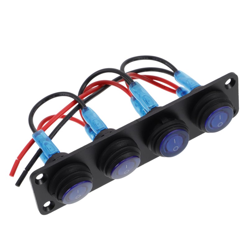 24V LED Illuminated Rocker Switch Panel Indicator Light for Boat Car Automotive Performance - Image 2