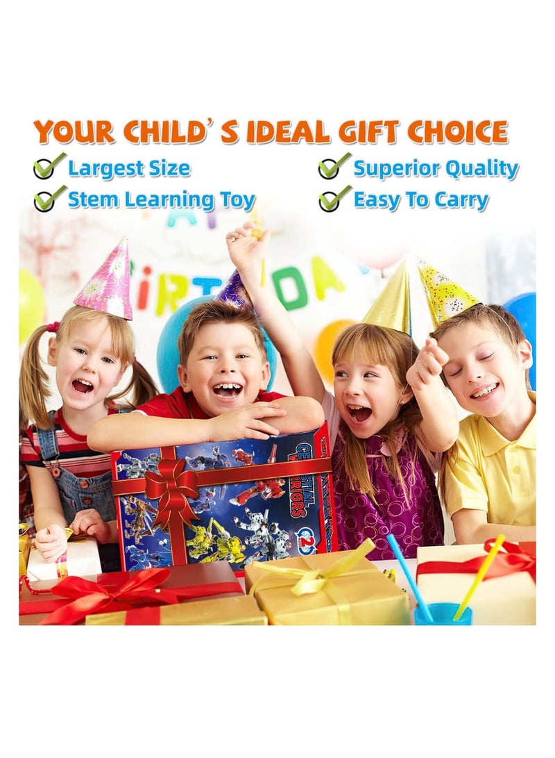 Zikra Animal Transforming Robot Toys, Robot Action Figures, Tiger Action Figure for Kids Deformation Assembly Robot for Boys & Girls Ages 6 7 8 9 10, Birthday Gifts, Graduation Gifts, School Gifts - Image 5