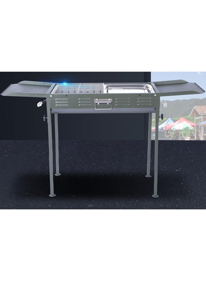 DubaiGallery Portable Foldable Metal BBQ Grill – Perfect for Camping, Beach, and Outdoor Events - Image 3