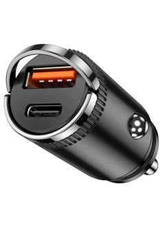 USB C Car Charger 27W Type QC Fast Charging Cigarette Lighter Adapter Compatible for iPhone 14 13 12 11 iPad Samsung Galaxy S20 LG Google Pixel