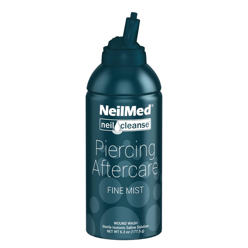 NeilMed NeilCleanse Piercing Aftercare، رذاذ ناعم، 6.3 أونصة سائلة