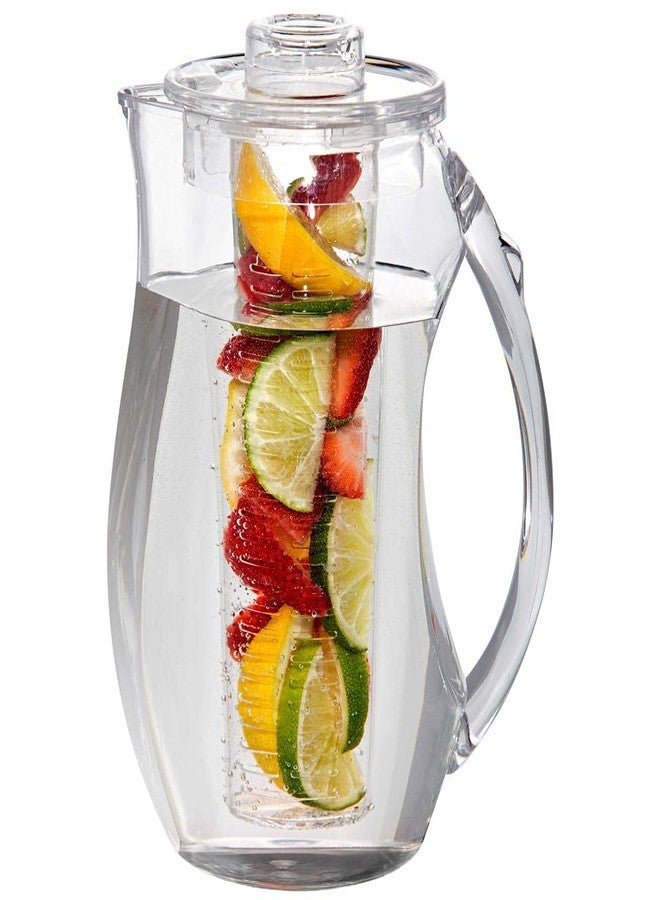Home Essentials & Beyond Water Infuser Pitcher By Home Essentials & Beyond - Shatterproof Acrylic - Elegant Durable Design - Ideal for Iced Tea, Fruit Infused Water and Juice (93 oz) - Image 3
