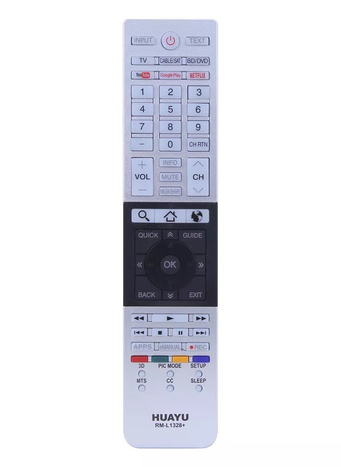 Huayu - HUAYU RM-L1328+ High Quality Remote Control use for Toshiba Tv Lcd Led smart Ct-8035 Ct-8069 Ct-90326 Tv - Image 1