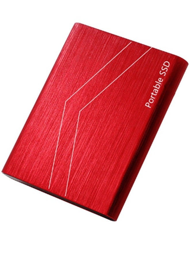 Generic Portable Ssd Mobile Solid State Drive, External Hard Drive Usb3.1 Type C, Mini 1Tb Expansion Hard Drive. Suitable for Desktop, ​Notebook, Mac, Ps4, Etc,Red  - Image 1