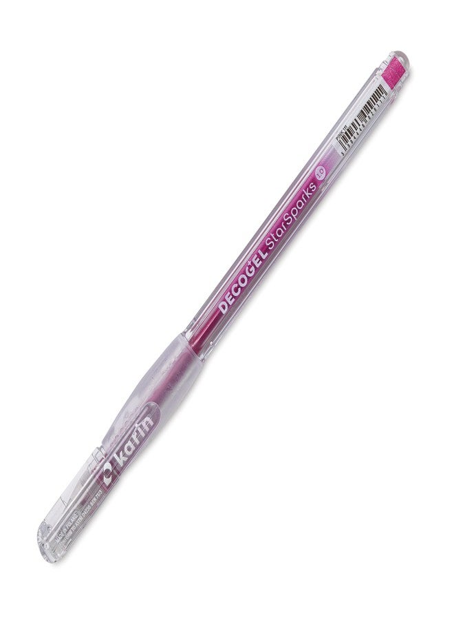 Karin Deco Gel Pen 1.0 StarSparks (PINK-111) - Image 1
