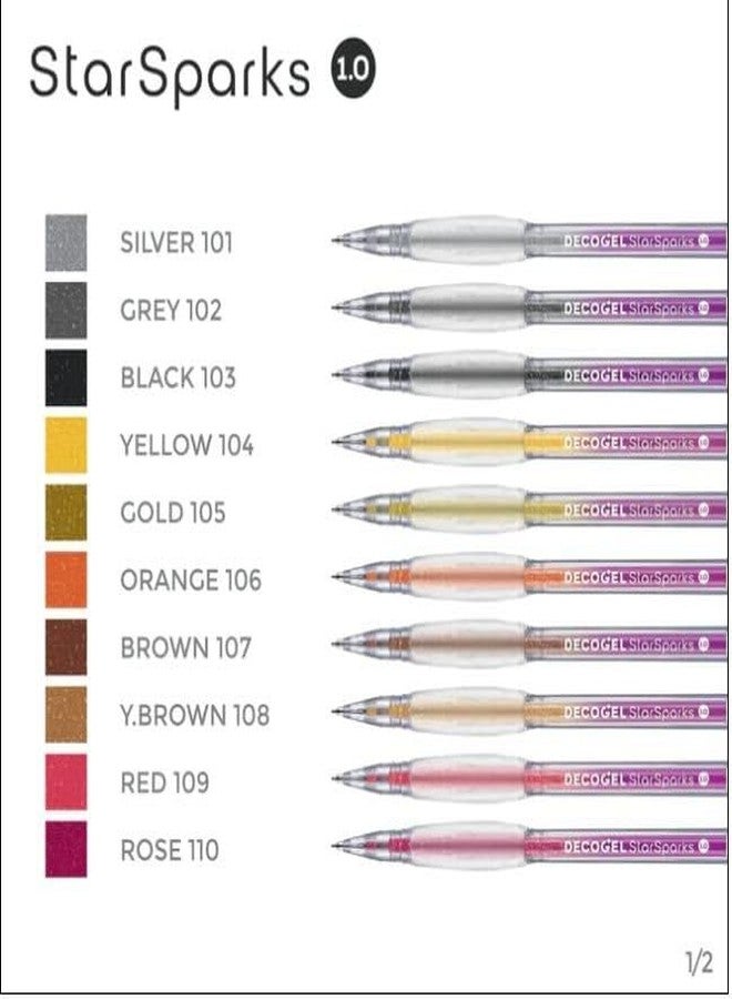 Karin Deco Gel Pen 1.0 StarSparks (PINK-111) - Image 3