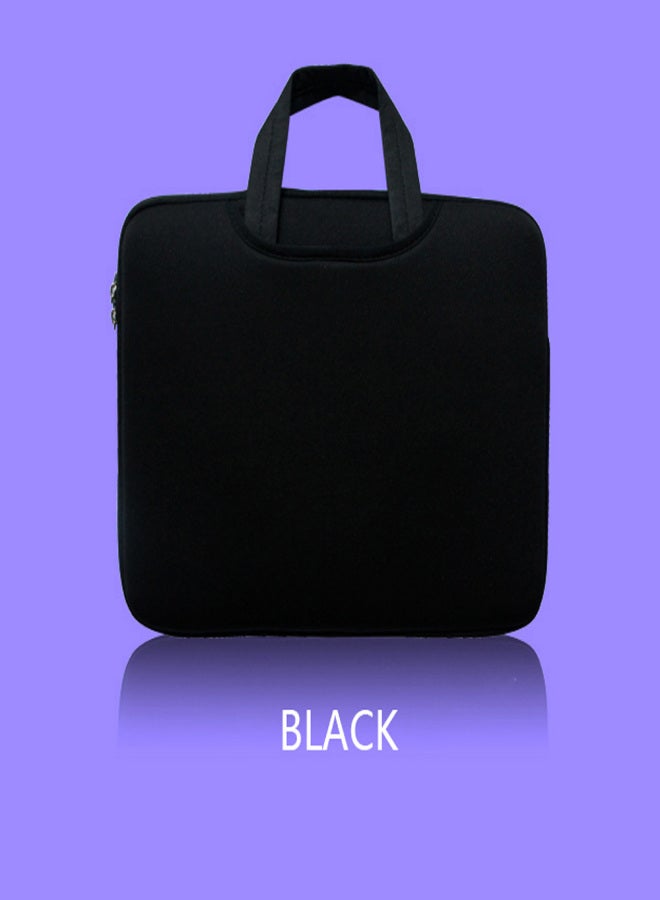 Lss Soft Sleeve Bag Briefcase Handlebag Pouch Portable Laptop Bag Replacement for 14-inch 14'' Ultrabook Laptop Black - Image 5