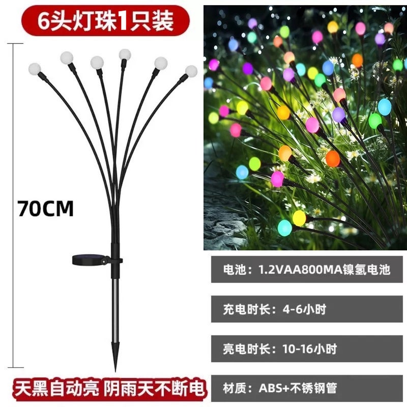 Solar-Powered Garden Lights - Waterproof Outdoor Decorative Lamp for Lawn, Patio, and Yard