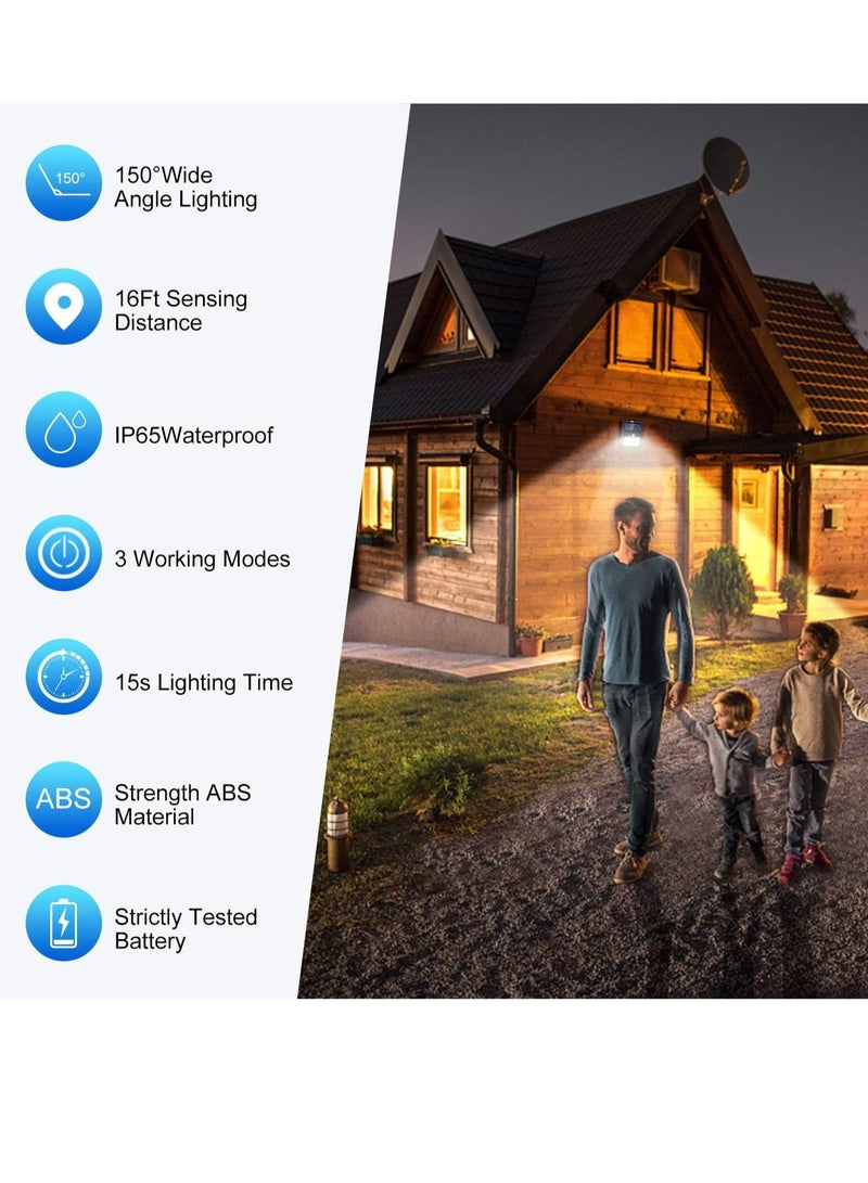 ELTERAZONE Wireless IP 65 Waterproof 42 LED Solar Lights - Pack of 10/3 Working Mode - Image 2