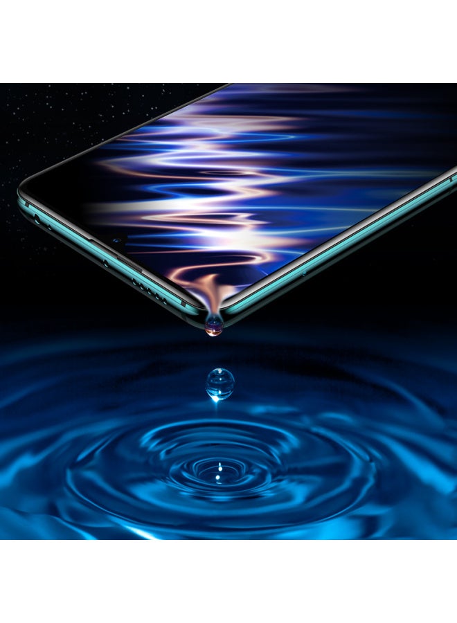 ISKA Yisika Tempered Glass Screen Protector For Huawei Mate 20x, Full Screen Glass Film, Anti-blue Light, 5g Phone Protection, No White Edge, Ultra-thin Ceramic Crystal, Light Fingerprint, Jm180 Black - Image 4