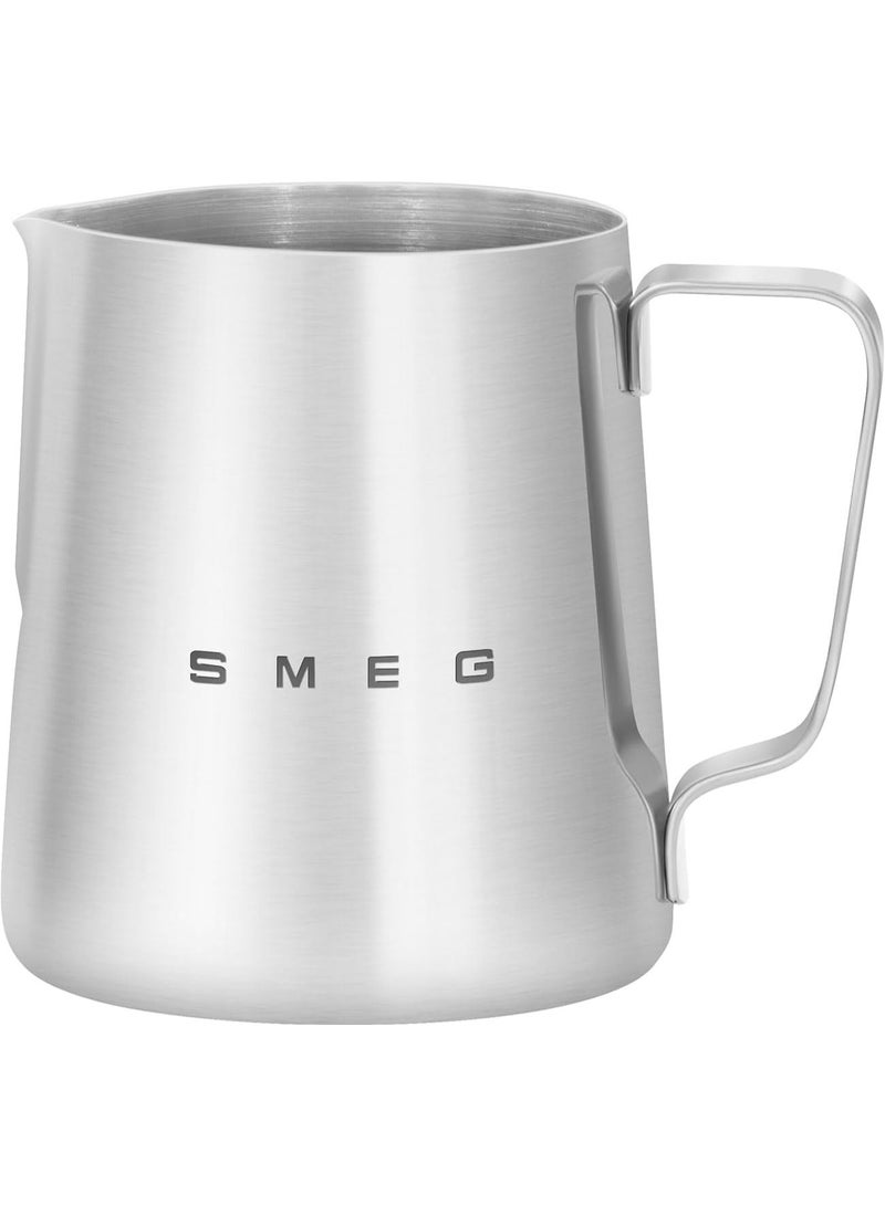 SMEG Italian Elegance, the Choice of Latte Art Artists | 350ml Professional Stainless Steel Frothing Pitcher, Precise Temperature Control, Creating Perfect Coffee Art - Image 1