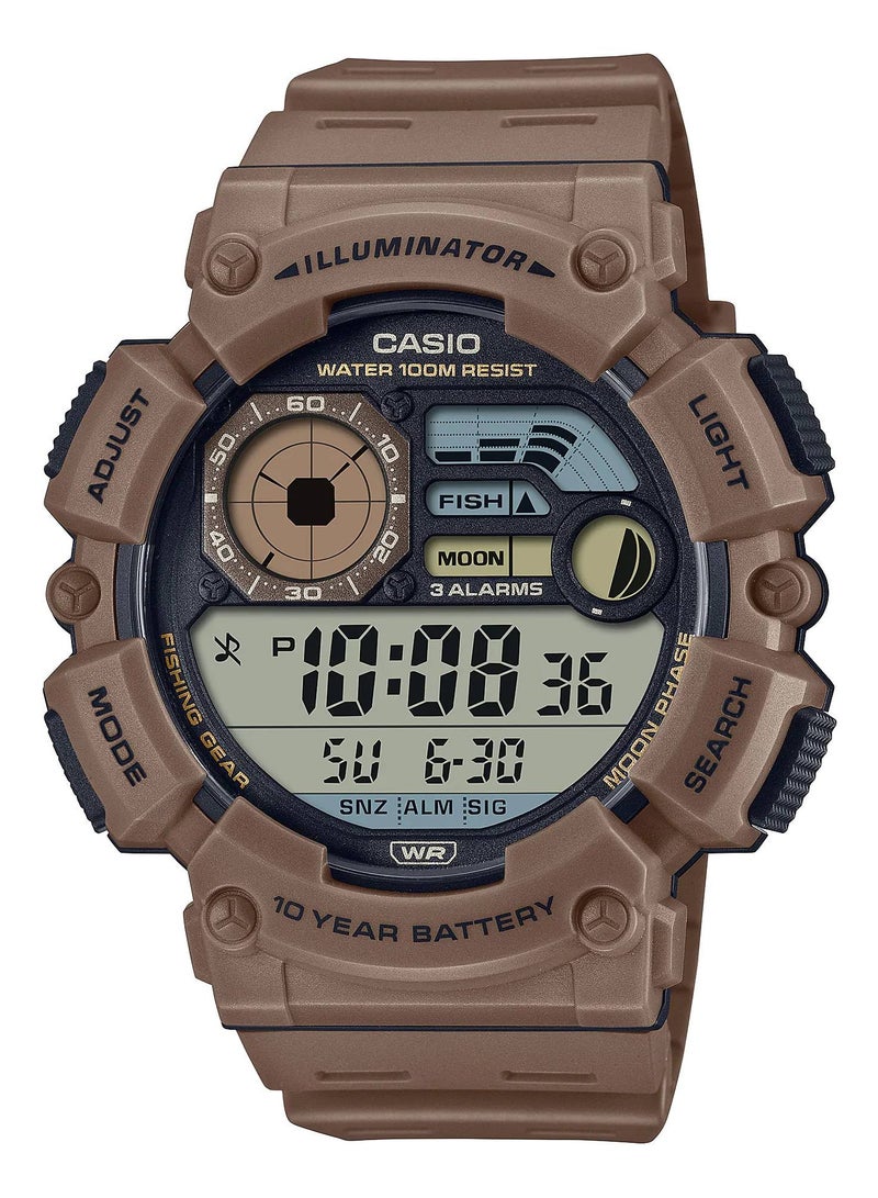 CASIO Illuminator Digital Resin Band Watch WS-1500H-5AV