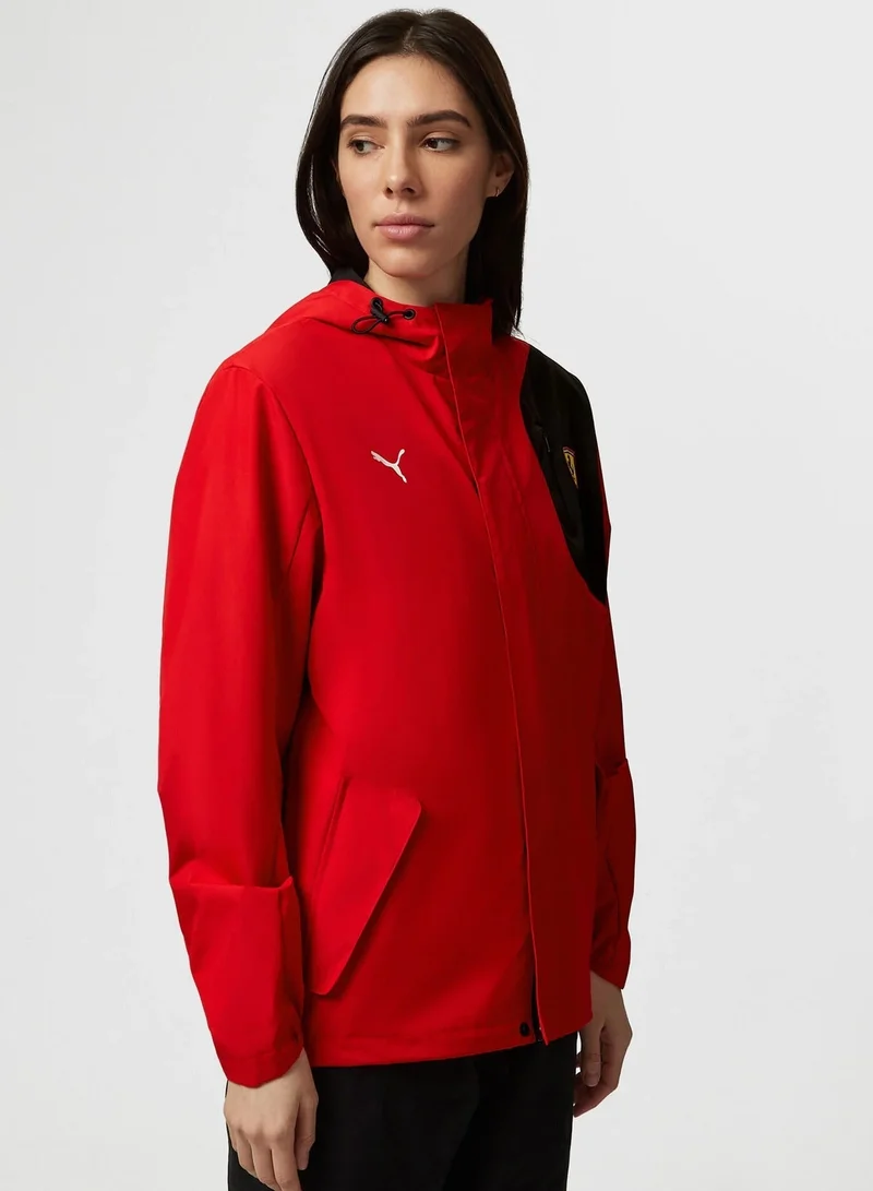 Scuderia Ferrari  Scuderia Ferrari F1 Logo Rain Jacket  | Best Price UAE