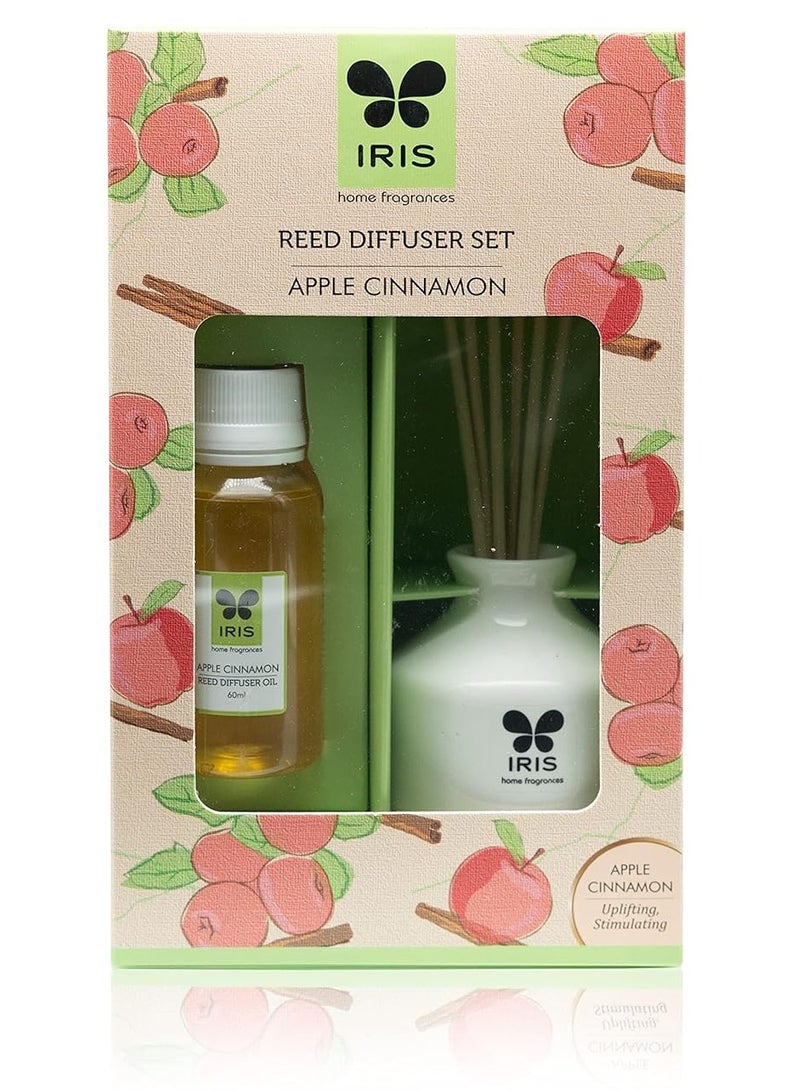 IRIS IRIS Ceramic Reed Diffuser Apple Cinnamon Home Fragrances 60Ml  - Image 1