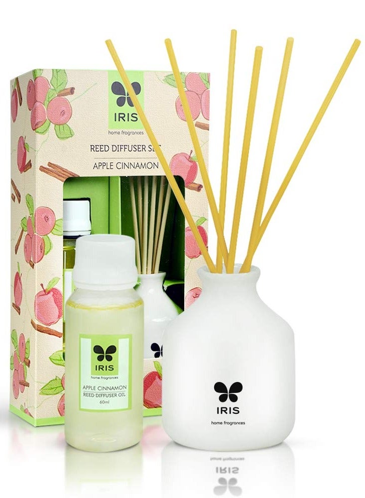 IRIS IRIS Ceramic Reed Diffuser Apple Cinnamon Home Fragrances 60Ml  - Image 2