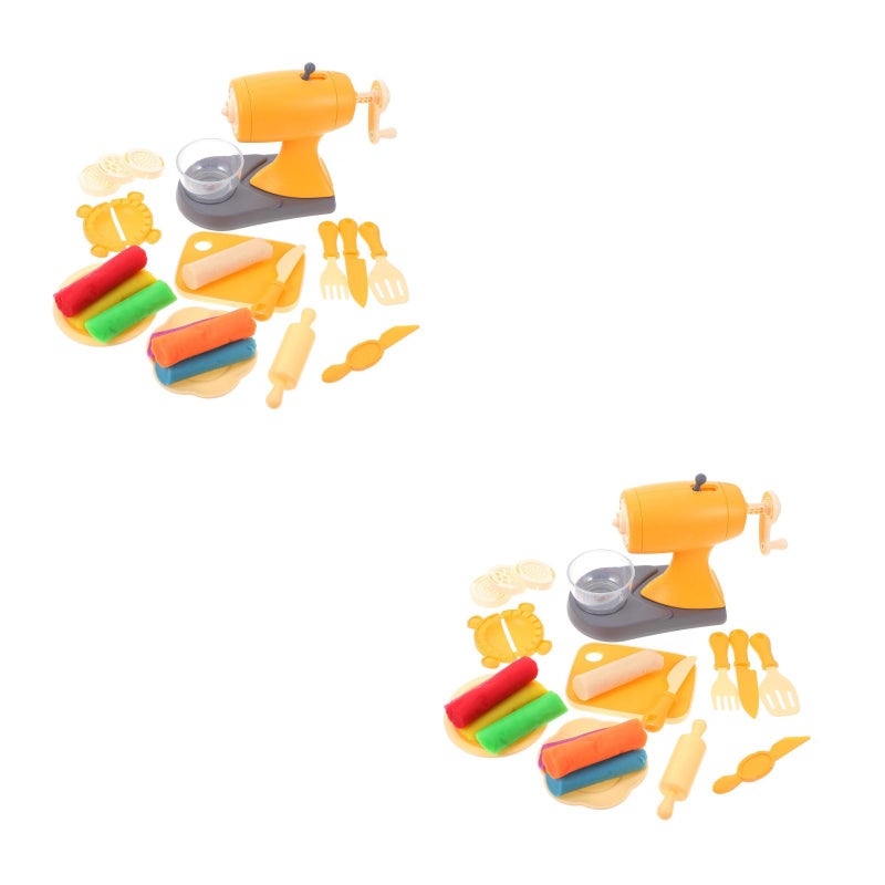 2 Sets of Kid Noodle Machine Toy Simulation Noodle Machine Toy - Image 1