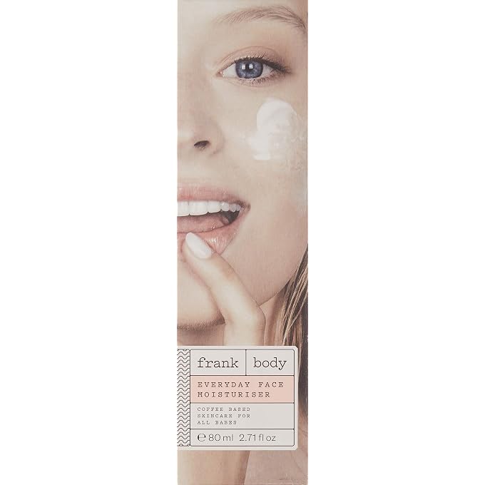 Frank Body Caffeinated Face Moisturizer Natural, Lightweight, Hydrating Moisturizer For Everyday Use Made With Cocoa & Shea Butters, Vitamin E For Hydrating & Smooth Glowing Skin 80ml, 2.7 Fl Oz - Image 2