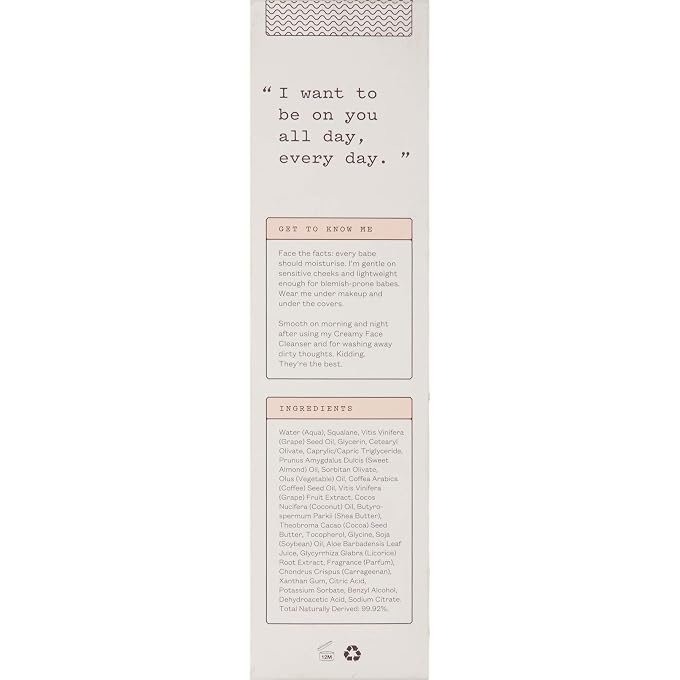 Frank Body Caffeinated Face Moisturizer Natural, Lightweight, Hydrating Moisturizer For Everyday Use Made With Cocoa & Shea Butters, Vitamin E For Hydrating & Smooth Glowing Skin 80ml, 2.7 Fl Oz - Image 3