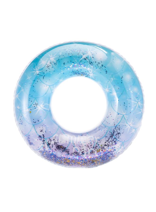 Thickened Children's Striped Adult Swimming Ring Inflatable Underarm Ring Net Red Floating Ring Double Airbag Swimming Ring-Outer Diameter After Inflation:90#(suitable For Adults)-Inside Diameter Af