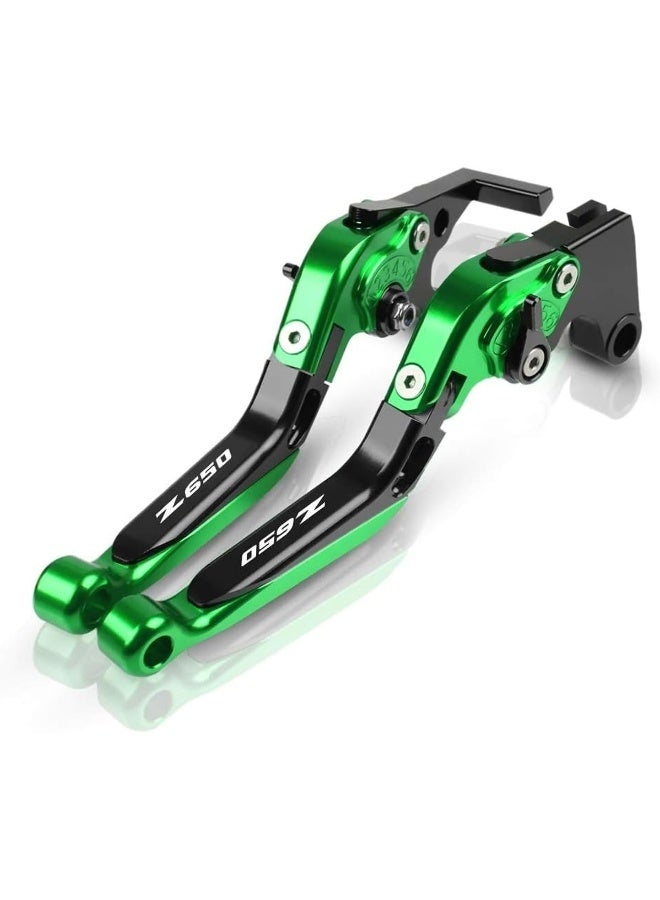 Savage Gear Adjustable Folding Extendable Brake & Clutch Levers - Black & Green - Image 1