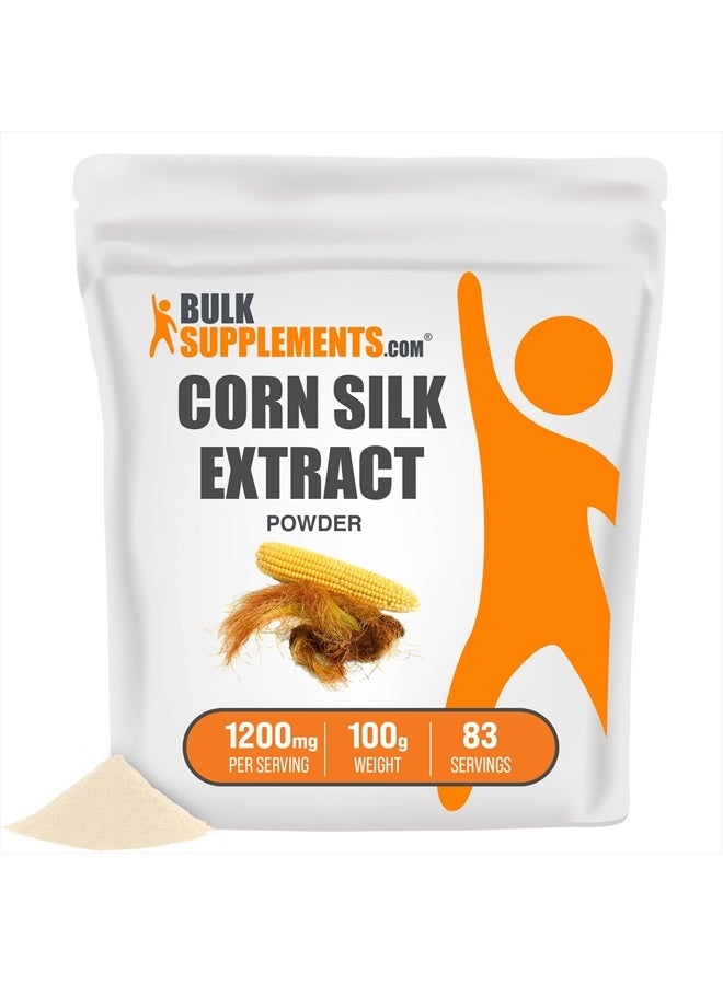 BULKSUPPLEMENTS.COM مسحوق مستخلص حرير الذرة - مكمل عشبي، زيا ميس - نقي، خالي من الغلوتين - 1200 ملغ لكل حصة، 83 حصة (100 جرام - 3.5 أونصة) - Image 1