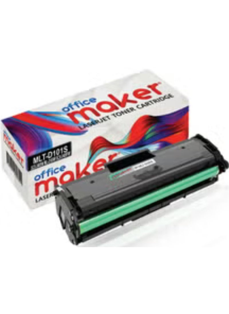 أوفيس ميكر حبر متوافق MLT-D101S يستخدم لطابعة سامسونج ML-2165W SCX-3405W SCX-3405FW ML-2165 SF-760P باللون الأسود  - Image 1