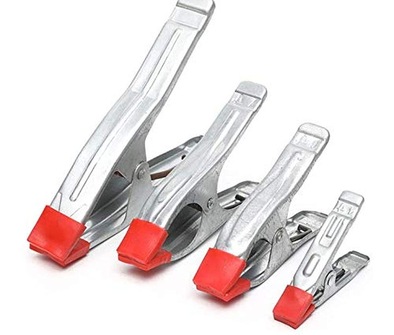 DIY Crafts CTDIYHI31567 Industrial 4 Piece Metal Spring Clamps Rubberized Strengthened Stainless Steel Made for Woodworking Camping Photo Studios - Image 5