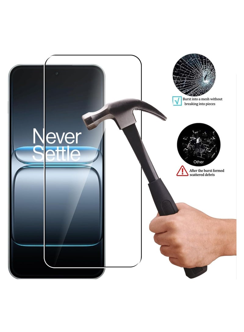 غلاف حماية لجهاز OnePlus Nord 5 5G، مع واقيين زجاج مقوى للشاشة، حماية شفافة للغاية للزوايا، من مادة TPU الناعمة المقاومة للخدوش والممتصة للصدمات، مع إطار متين. - Image 5