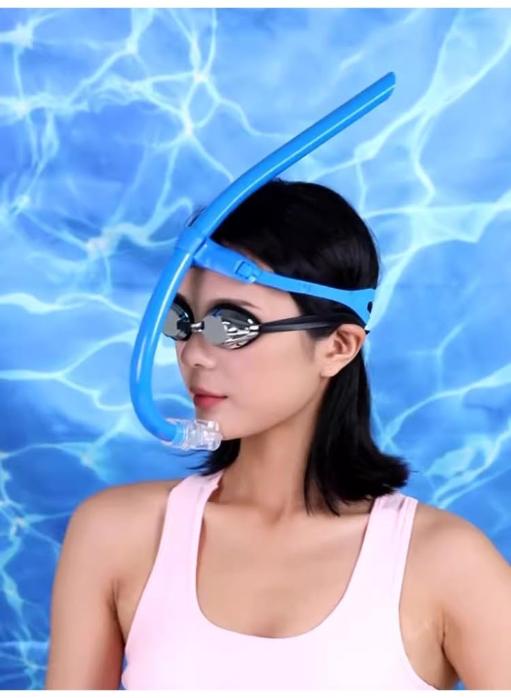Front-mounted swimming snorkel with silicone mouthpiece | Comfortable swim snorkel for training and snorkeling - Image 5