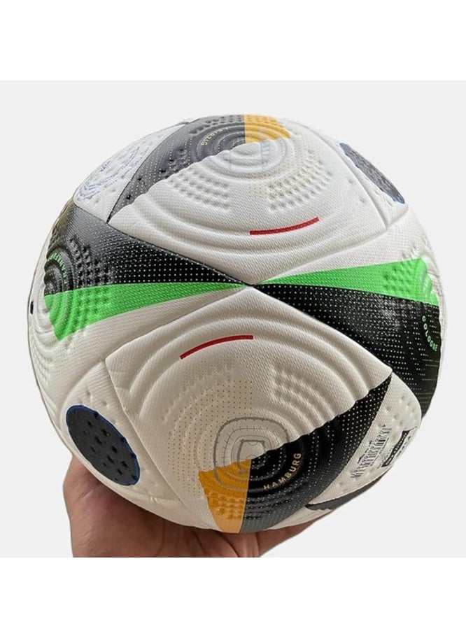 Generic Premium Football, 2024 Euro Sala Football/Soccer Ball, Official Size and Weight, High Performance For Indoor/Outdoor With Excellent Grip And Control, Quality Ball, Size 5  - Image 3