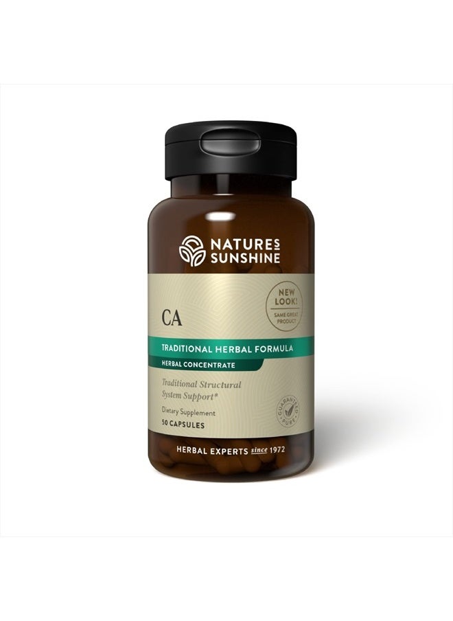 NATURE'S SUNSHINE CA, ATC Concentrated, 50 Capsules | Help Maintains the Nervous and Structural Systems  - Image 1
