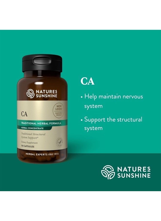 NATURE'S SUNSHINE CA, ATC Concentrated, 50 Capsules | Help Maintains the Nervous and Structural Systems  - Image 3
