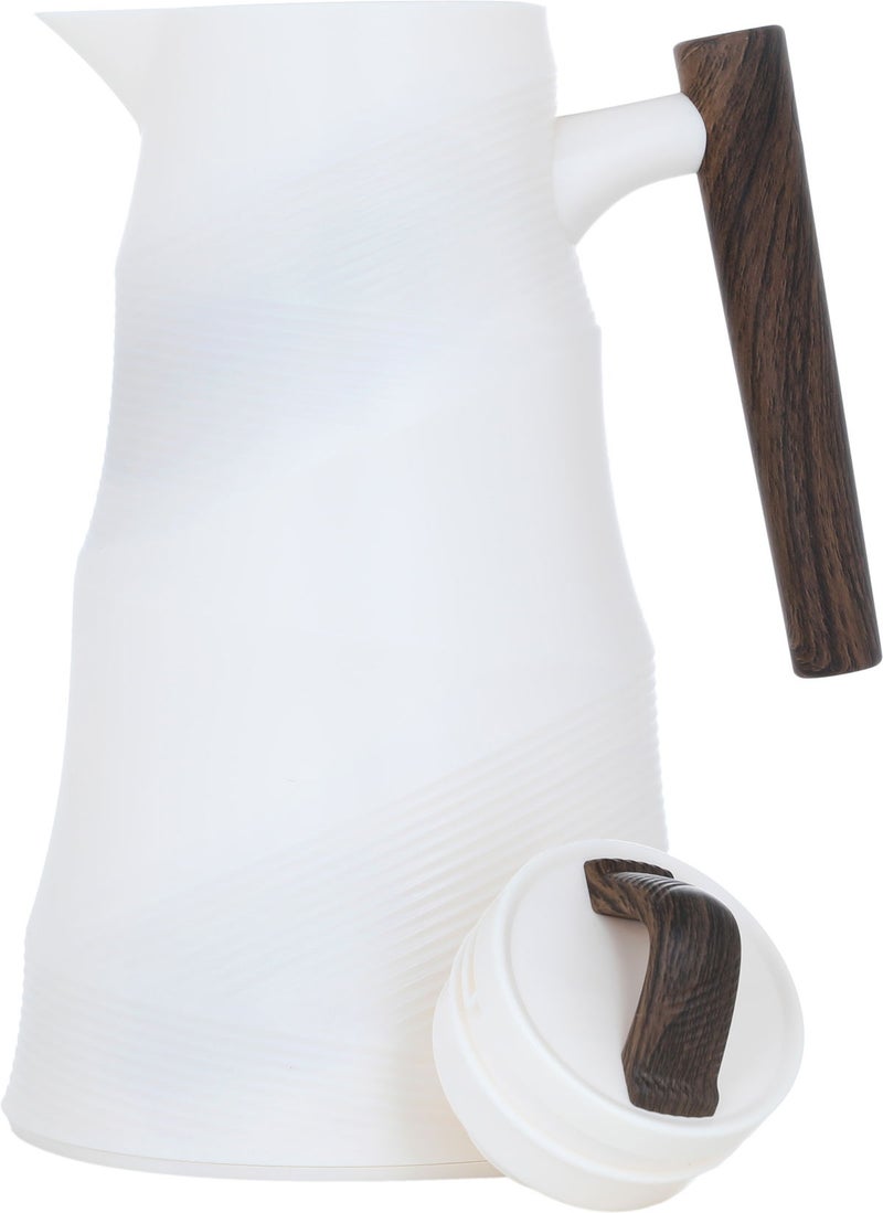 Glory Bamboo Glory thermos, 1 liter, glass inner container, plastic outer shell - beige - Image 5