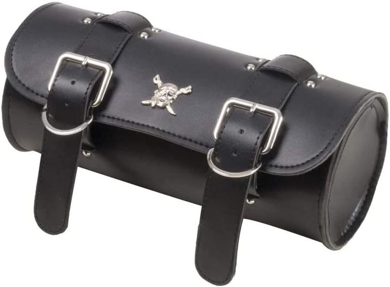 ElaineStore Motorcycle Fork Bag with Skull Badge - Image 4