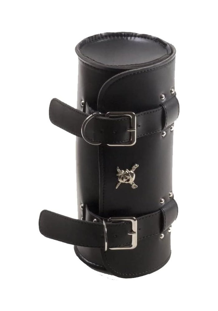 ElaineStore Motorcycle Fork Bag with Skull Badge - Image 3