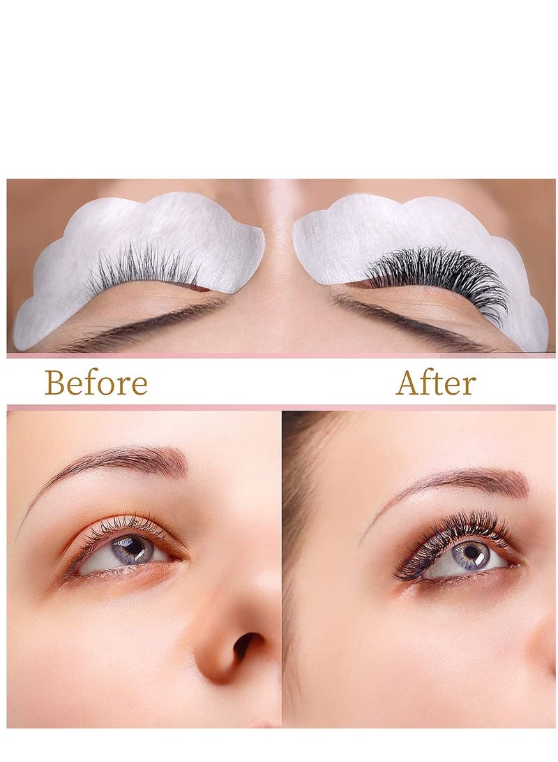 KASTWAVE 50 Pairs Eye Gel Pads, Lint Free Under Eye Patches for Eyelash Extensions, Premium Eye Mask Beauty Tool Kit (Pink) - Image 5